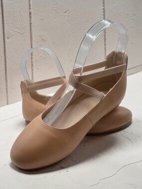 Kiderence Size 2 Pink Ankle Flats